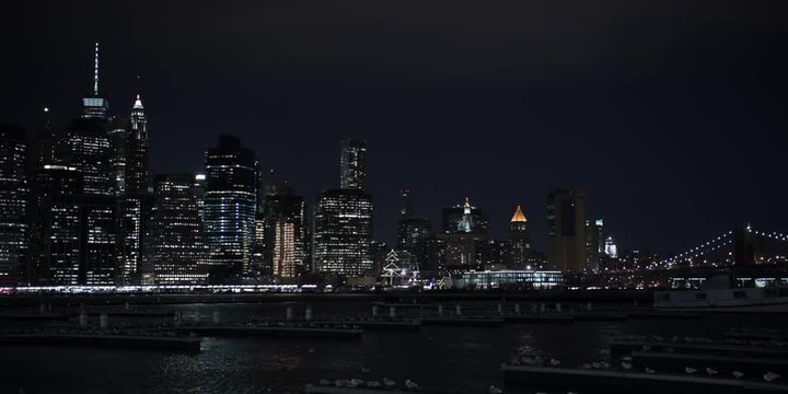 Skyline of New York, NY, United States of America. Evening Hours Scenery
