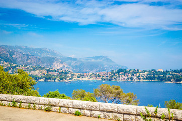 Fototapeta premium Beautiful coast of french riviera, France