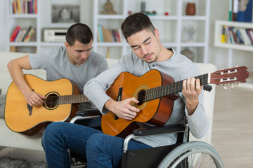 friends and guitar