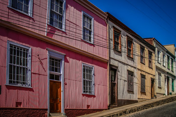 Colourful Street in Valparaiso