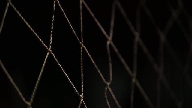 Сlose-up rope net.
