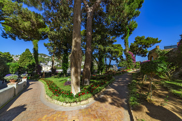 Italy. Capri Island. The Gardens of Augustus (Krupp Gardens)