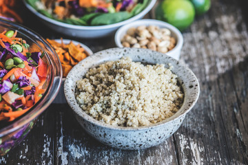 Veggie Bowl over Coconut Quinoa