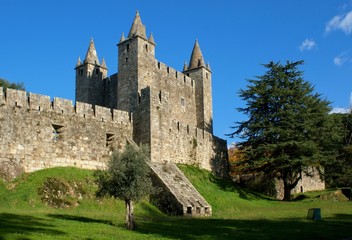 Fototapeta na wymiar Castelo de Santa Maria da Feira