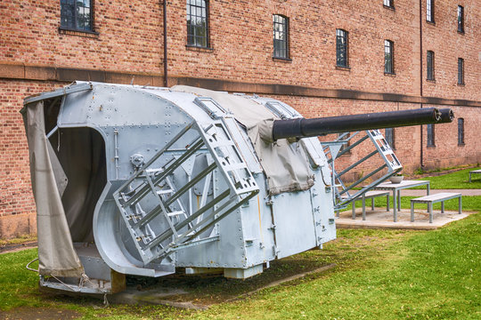 Horten, Norway - July 14, 2016: Royal Norwegian Navy Museum In Horten