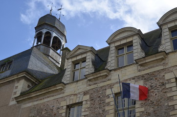 Abbaye (devenue mairie) de St Georges sur Loire, France