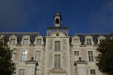 Fototapeta na wymiar Abbaye (devenue mairie) de St Georges sur Loire, France