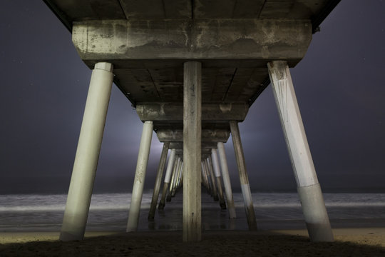 Hermosa Pier Sleeping