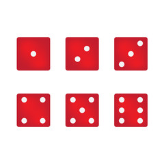 gambling casino dices icon- vector illustration