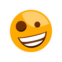 Smile icon. Emotion smile. Illustration