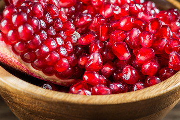 Ripe Open Pomegranate