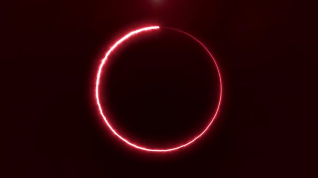 Abstract background screensaver with an electric arc rotates endlessly in a circle seamless loop 4k animation. , download, wait, place for logo