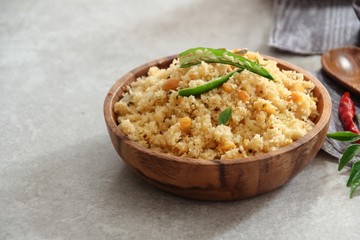 Rava Upma - south indian breakfast with semolina