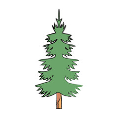 Pine tree doodle