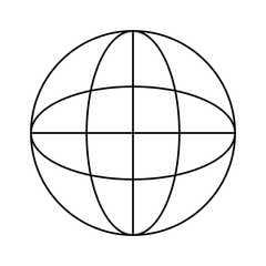 Globe vector illustration