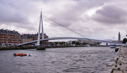 Le Havre, Passerelle François Le Chevalier, France