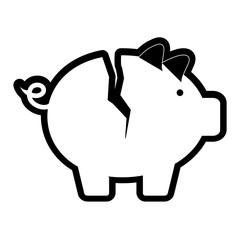 piggybank vector illustration