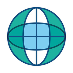 globe vector illustration