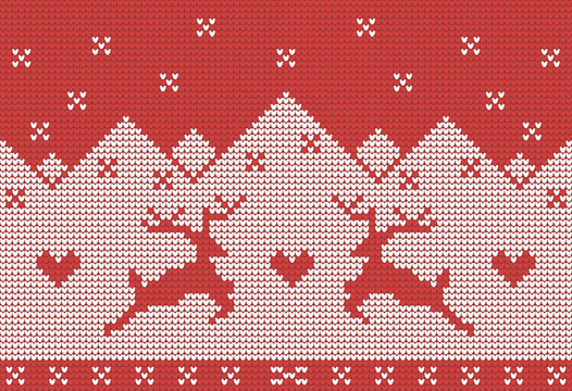 Knitted sweater background