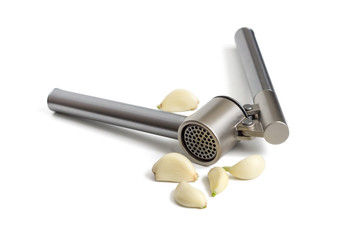 Garlic press for cooking