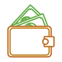 wallet vector illustration