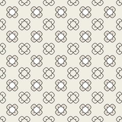 Black geometric vectors on beige color background.