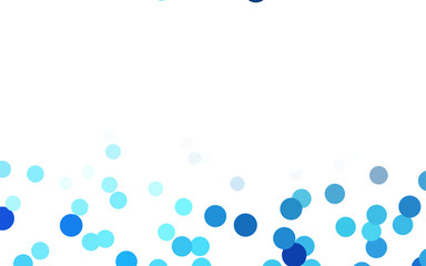 Dark BLUE vector pattern with colored spheres.