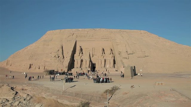 The Great Temple Of Ramesses Ii; Abu Simbel, Nubian Monument Temples; Abu Simbel, Nubia, Egypt