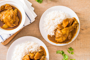 Chicken Massaman Curry Paste with Rice
