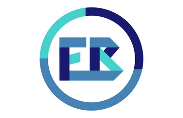EB Global Circle Ribbon Letter Logo