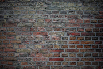 old grunge brick wall texture background