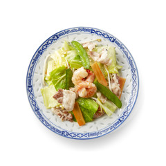 野菜炒め（真俯瞰、バック飛ばし、影イキ）