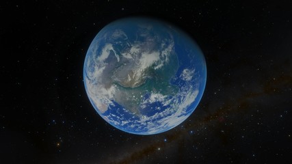 Obraz na płótnie Canvas Planet Earth from Space Asia India China 