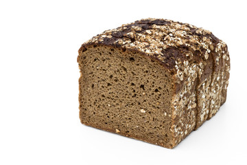 Sliced brown bread
