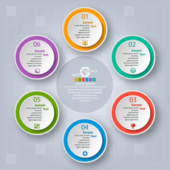 Abstract 3D Paper Infographics