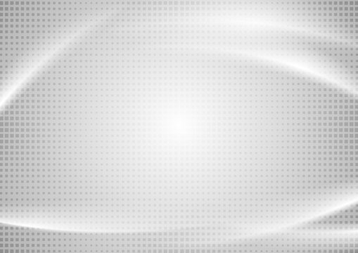 Abstract Grey Tech Wavy Background