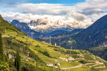 Landscape near Bolzano in South Tyrol