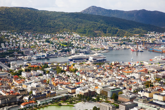 Bergen city