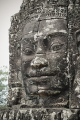 Ancient statues in Cambodia. The Angkor Wat