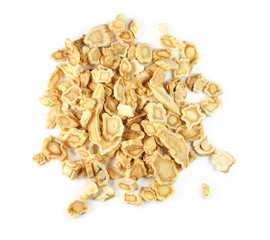 Radix Platycodi, chinese herbal medicine isolated. Jie Geng