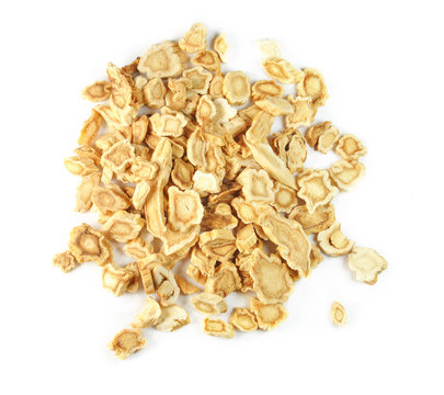 Radix Platycodi, chinese herbal medicine isolated. Jie Geng