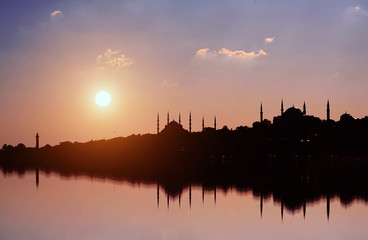 Fototapeta na wymiar istanbul silhouette