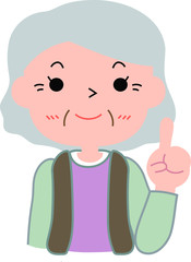 beautiful grandmother advice.eps