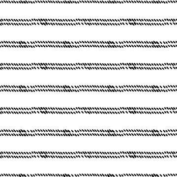 Black and White Seamless Ethnic Pattern