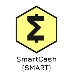 SmartCash (SMART). Vector illustration crypto coi