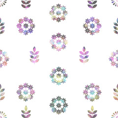 春夏の花の模様