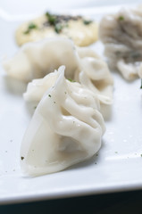 Gyozas.