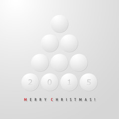 Vector abstract Christmas tree