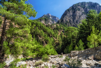 Samaria gorge national park
