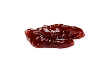 Marmalade, jam isolated on white background